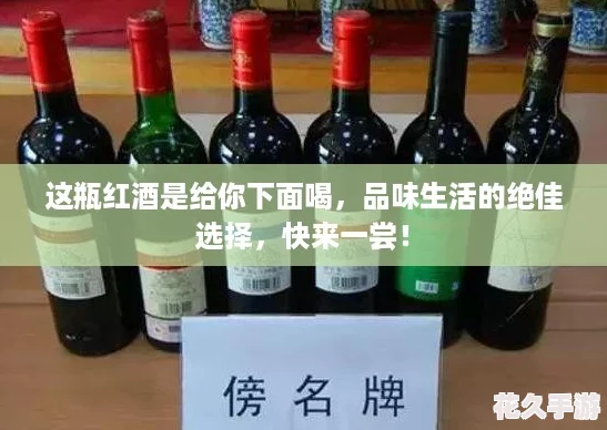 这瓶红酒是给你下面喝，品味生活的绝佳选择，快来一尝！