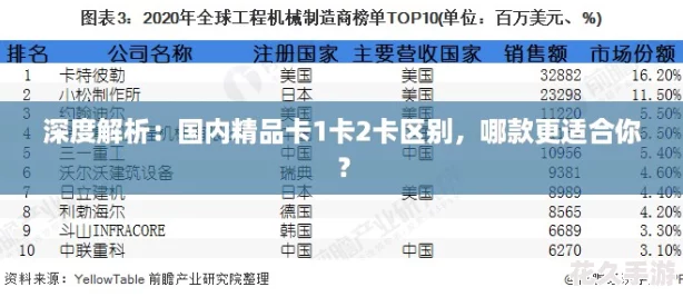 深度解析：国内精品卡1卡2卡区别，哪款更适合你？