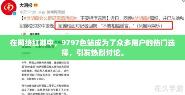 在网络红潮中，9797色站成为了众多用户的热门选择，引发热烈讨论。